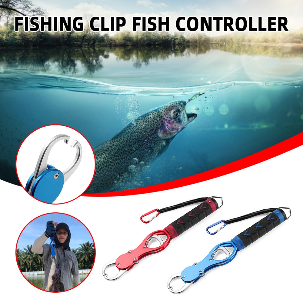 Fish Control with Scale Fish Gripper Plier Controller Device Belt