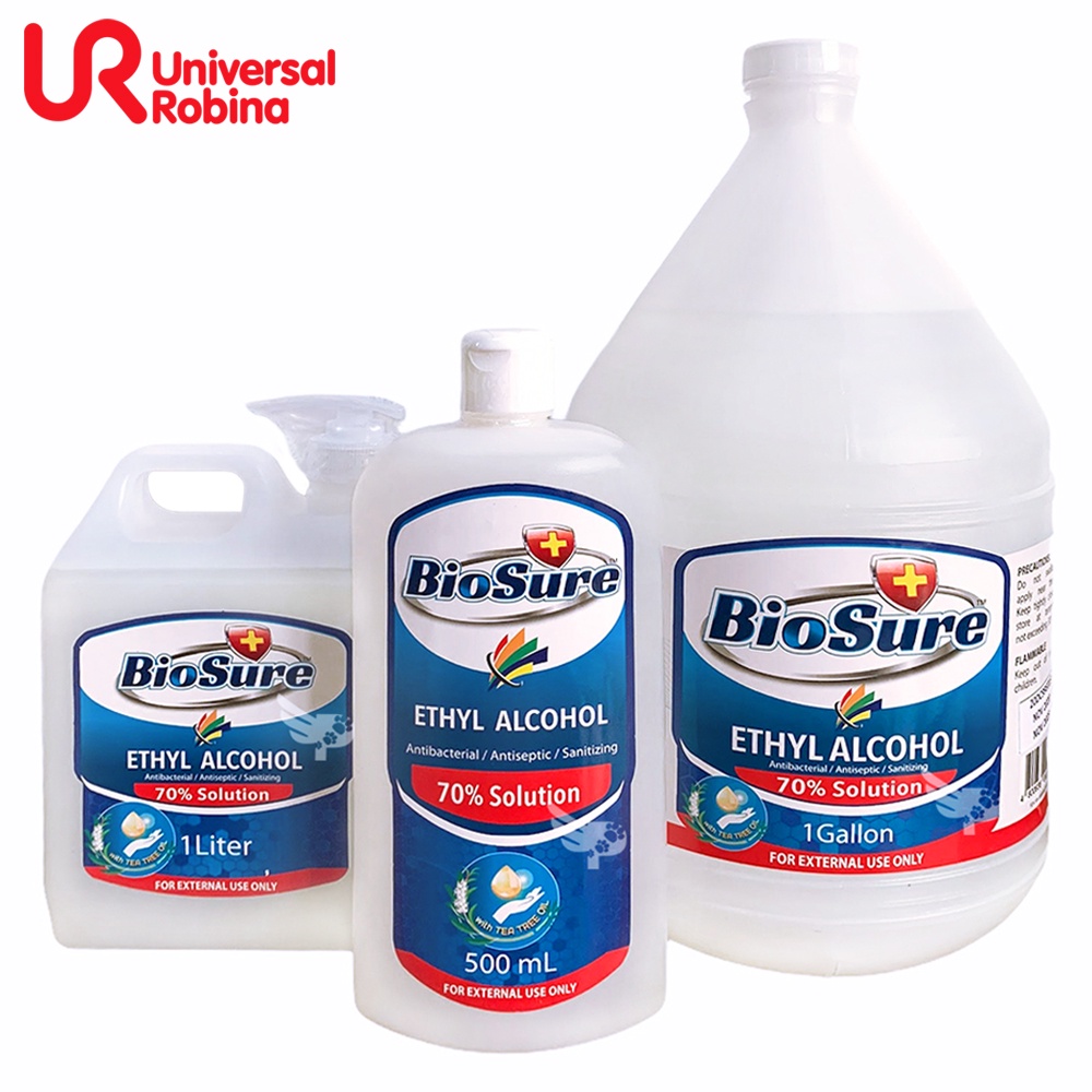 BioSure Ethyl Alcohol 70% Solution 1 Gallon - Scented - Mabango - hindi ...