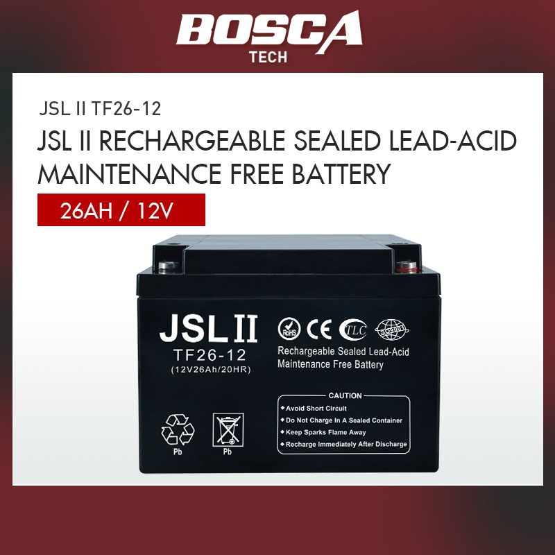 Jsl Ii Tf26 12v 26ah Lead Acid Battery Shopee Philippines