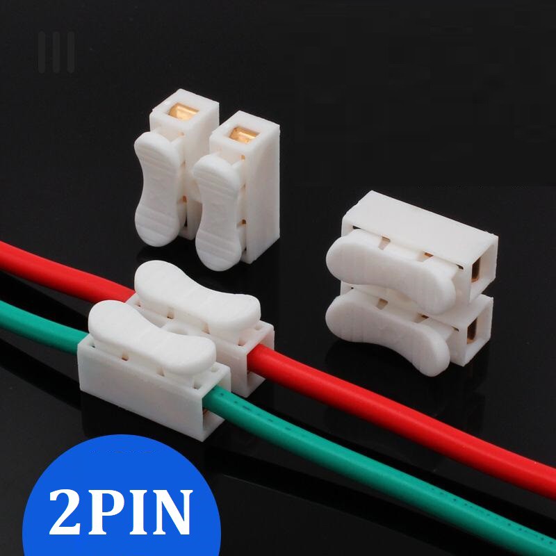 2-pin Cable Clamp terminal/Connect Spring 2-Pin Cable terminal ...