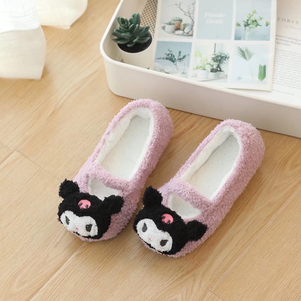 Cute Slippers Sanrio Anime Cinnamoroll My Melody Kuromi Hello Kitty