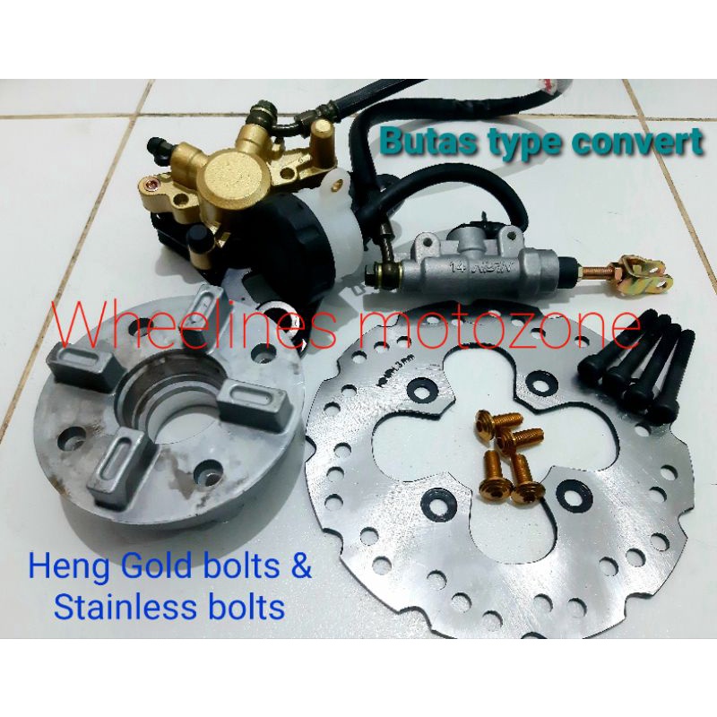 Rear Disc Brake conversion XRM Smash RaiderJ Sym Fury Shopee Philippines