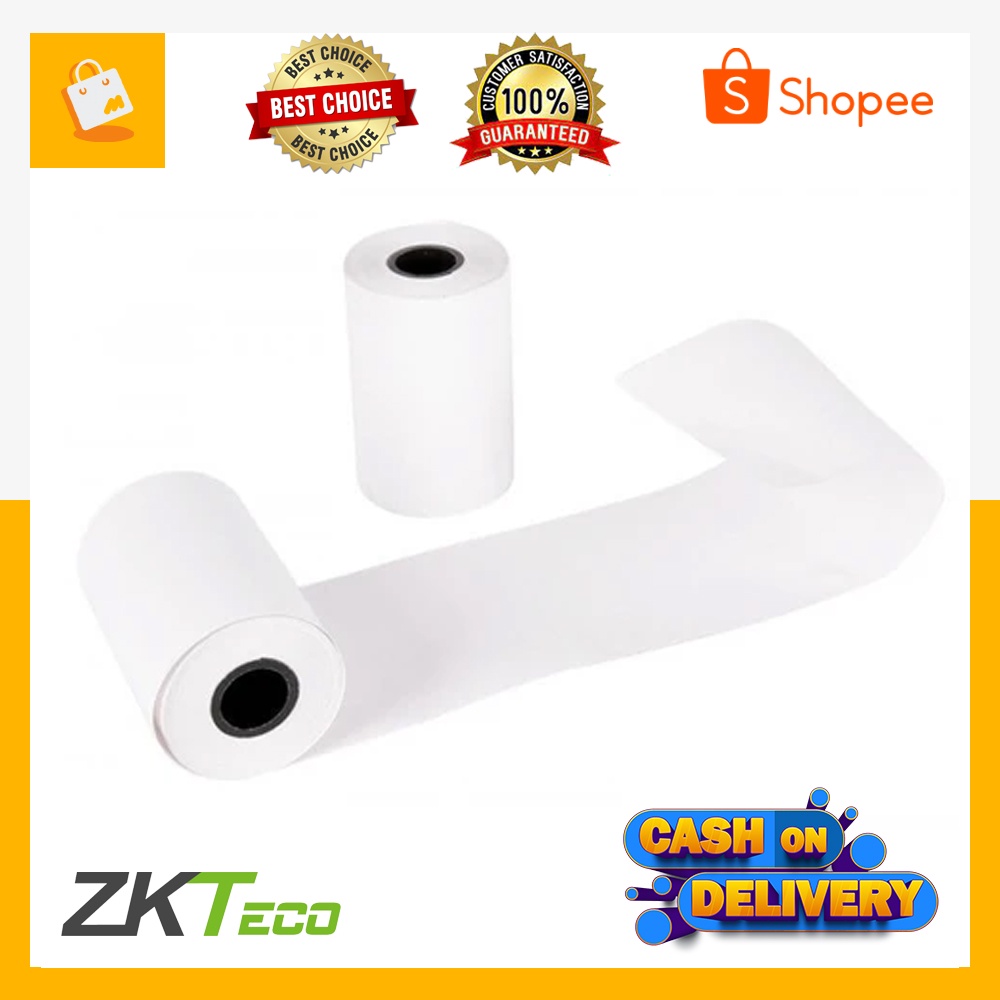 ZK Thermal printer paper (80mm*50mm) Shopee Philippines