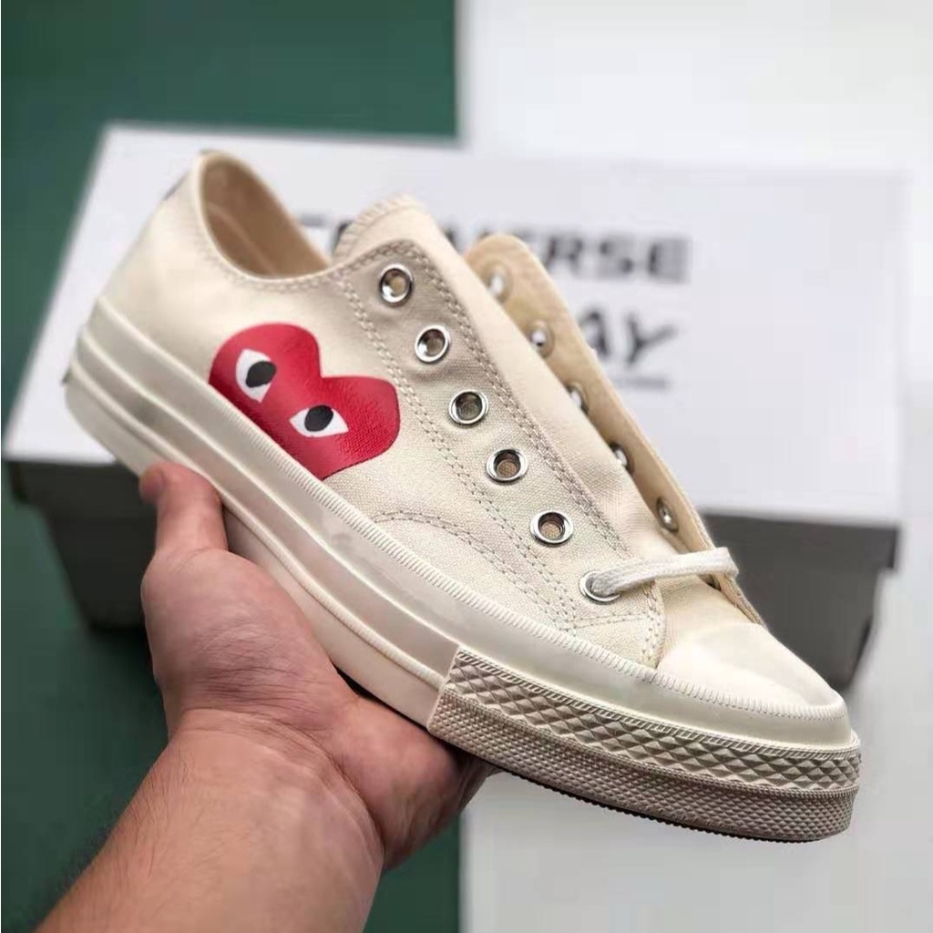 70s LOW X CDG OFF WHITE ORIGINAL CONVERSE Shoes Shopee Philippines