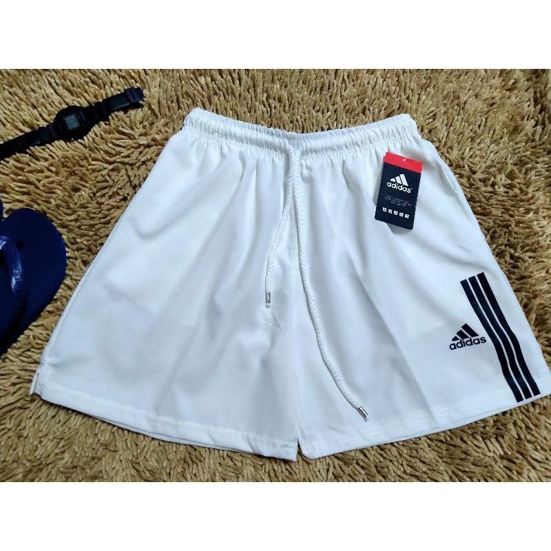 mens adidas shorts white