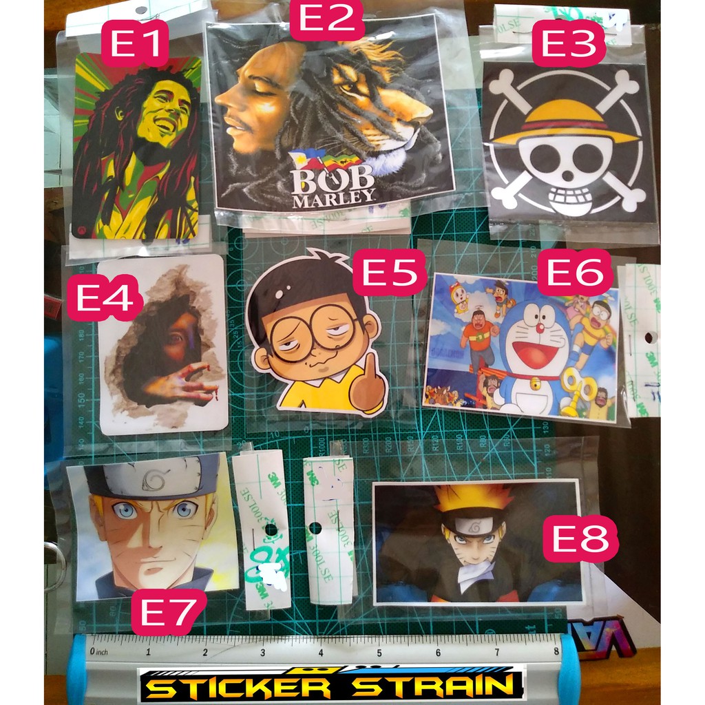 Famous Vinyl Laminated Stickers Decals s05 | Shopee Philippines