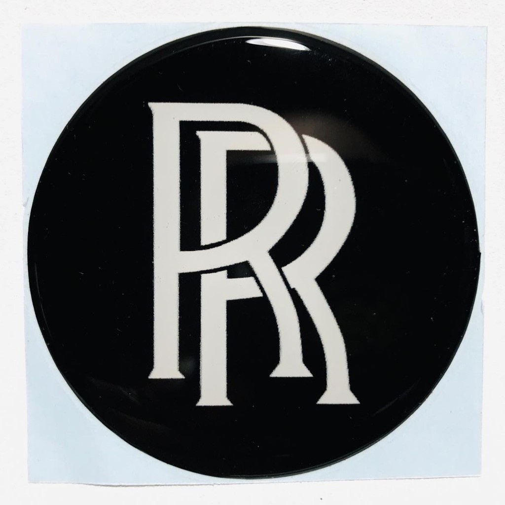 Rolls ROYCE Round Embossed 3D Flexible Emblem Sticker | Shopee Philippines