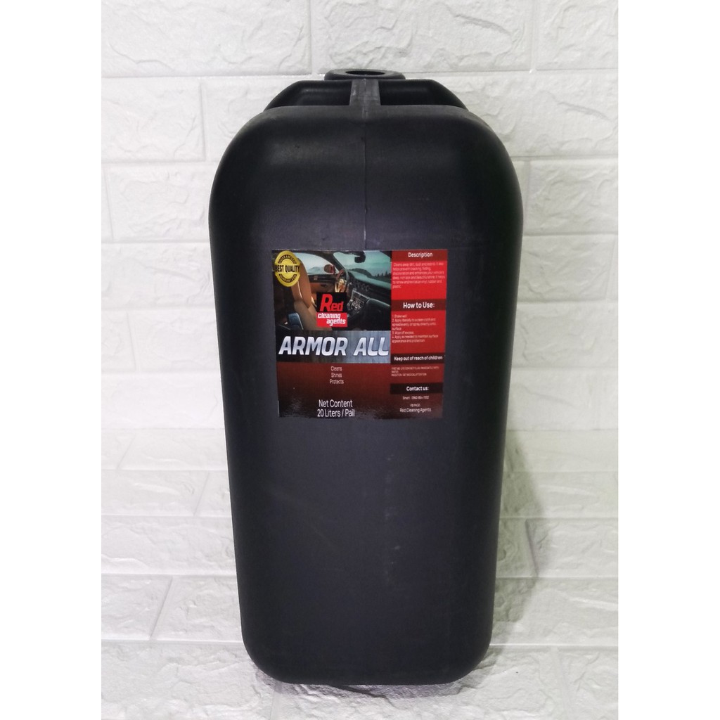 Armor All (Pail) (Red Cleaning Agents) | Shopee Philippines