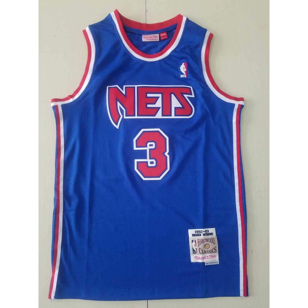 Mens Drazen Petrovic Brooklyn Nets Hardwood Classics Swingman Jersey ...