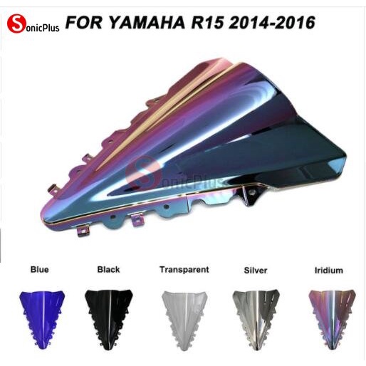 For Yamaha YZF R15 V2 2014 2015 2016 Motorbike Fairing Windshield ...