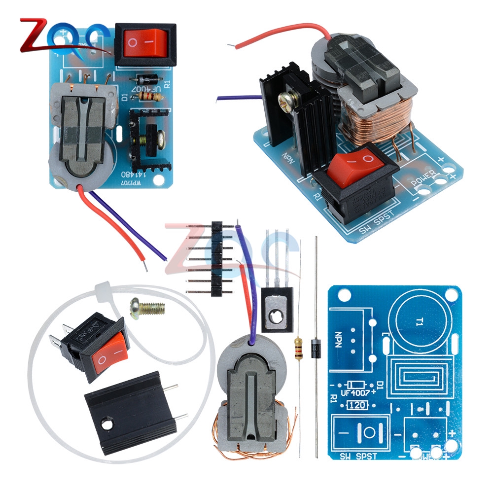 High Voltage Transformer – 3.7V-4.2V To 15kV Boost Step-Up Power Module – HV Pulse Generator For Science Experiments, Ionizers & Ignition Projects