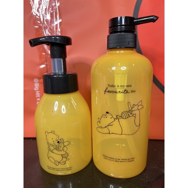 DAISO Pooh Shampoo and Liquid Soap Refilling Bottle Shopee Philippines