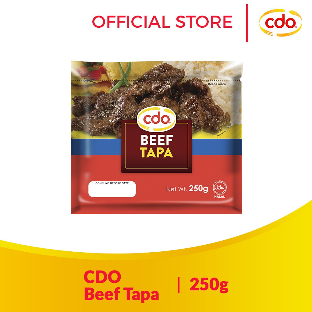 CDO Beef Tapa 250g - Food Sphere | Shopee Philippines