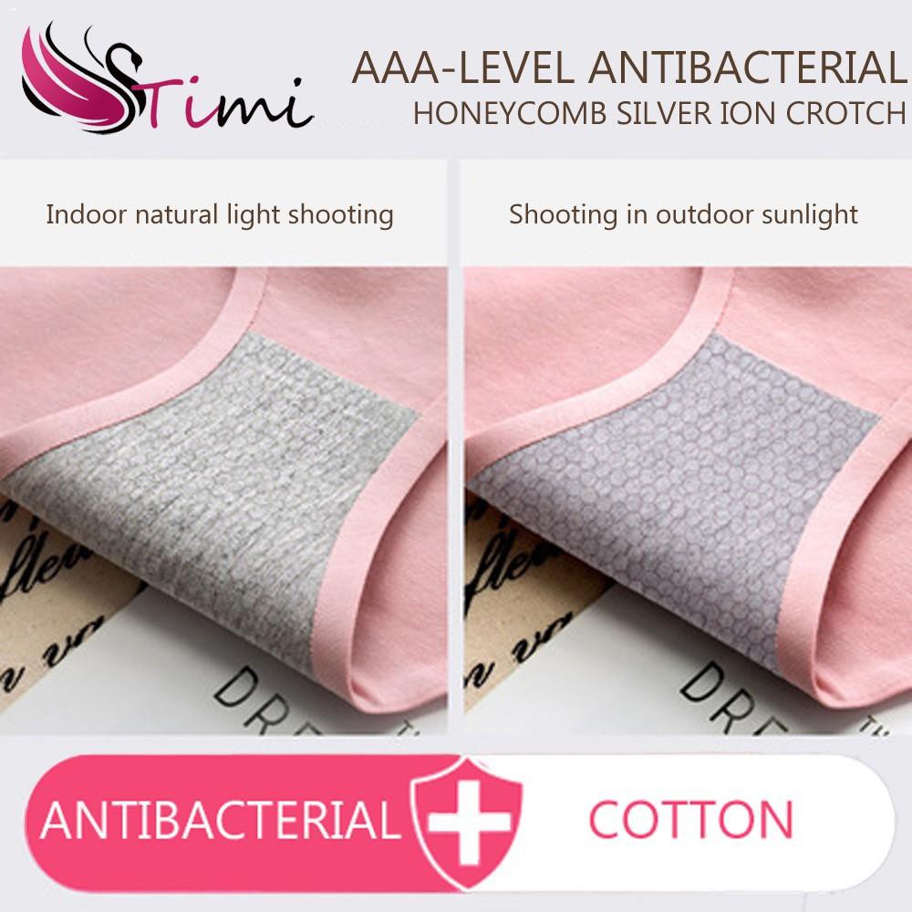 005 PLUS SIZE L XL XXL 005 Seamless Cotton Antibacterial Women