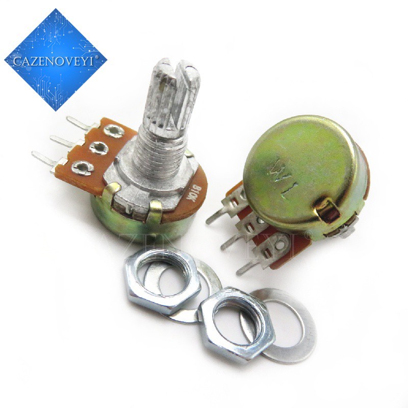 100k Potentiometer 5-Pack B10K 10K Ohm Linear Taper Potentiometers - Foto 6