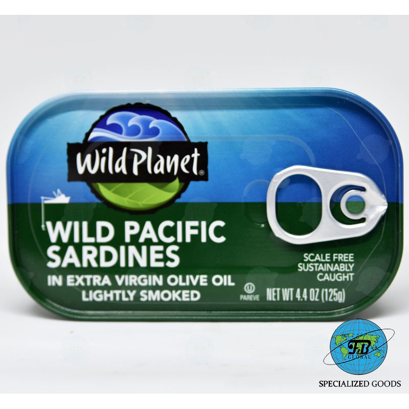 Wild Sardines in Extra Virgin Olive Oil, 125g (Pack of 5