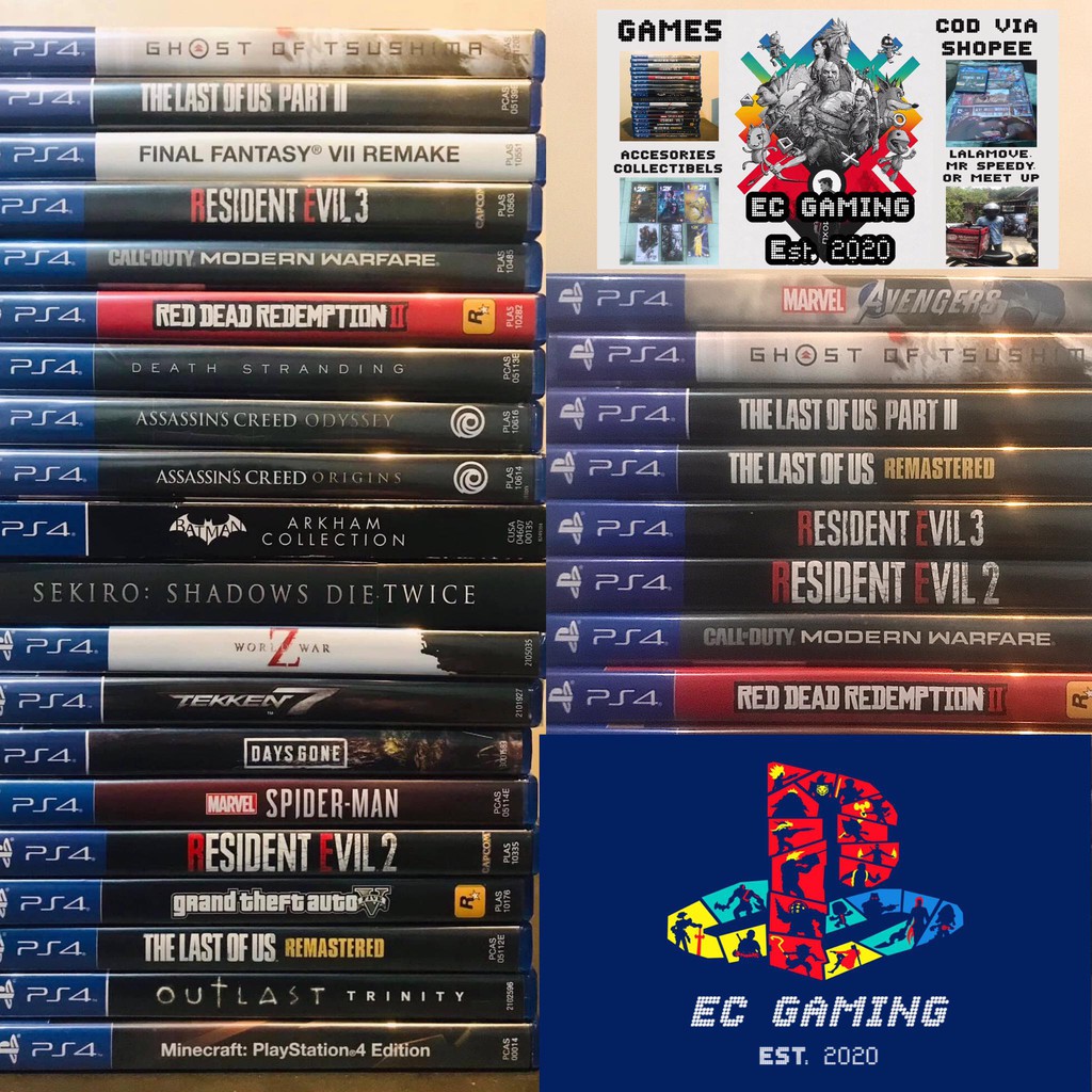 PS4 PS5 Games UPDATED EVERYDAY DEPENDS ON STOCK EC Gaming Release on Shopee