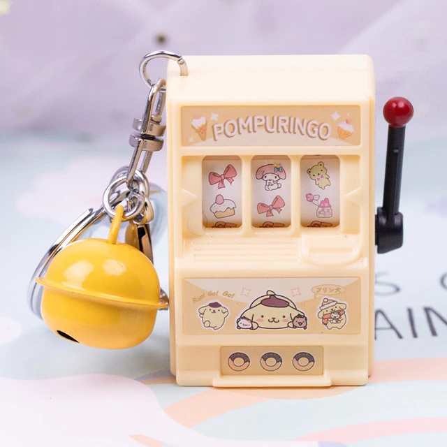 Kawaii Sanrio Casino Game Console KeyChain Melody Cinnamoroll Kuromi