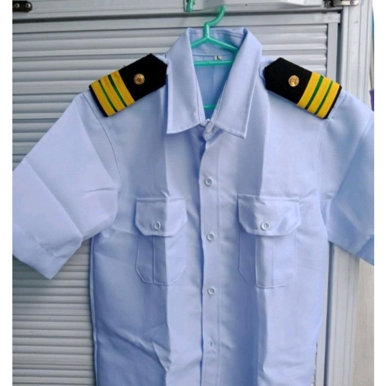 PATTS Polo white Seaman or Pilot Uniform Top only ( shoulder board not ...