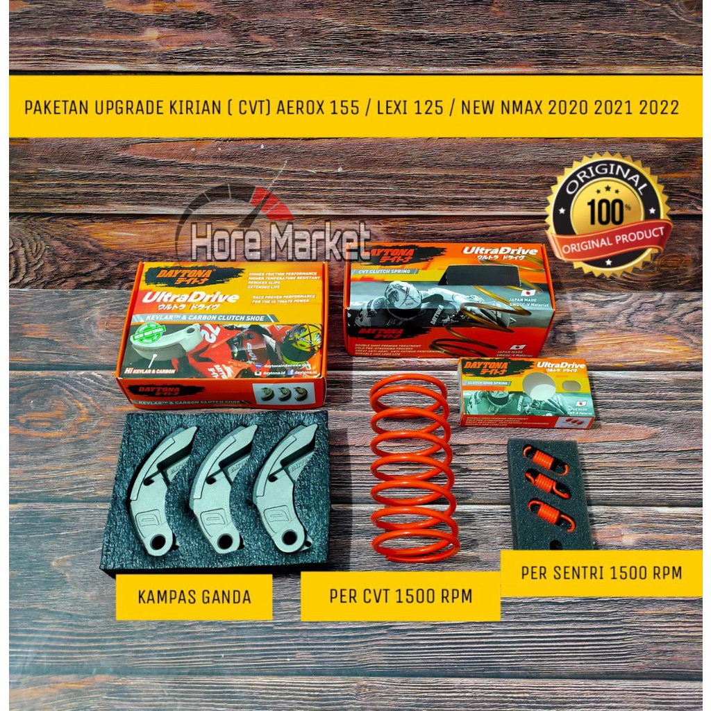 CVT DAYTONA UPGRADE PACKAGE KIRIAN AEROX 155 / NEW NMAX 2020 2021 2022 ...