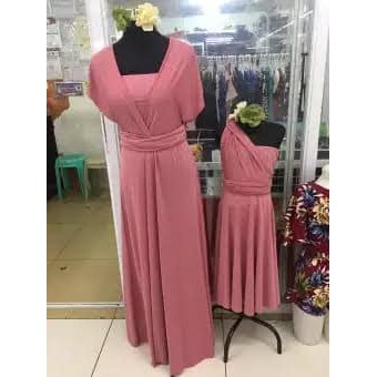 Infinity dress old rose cheap color