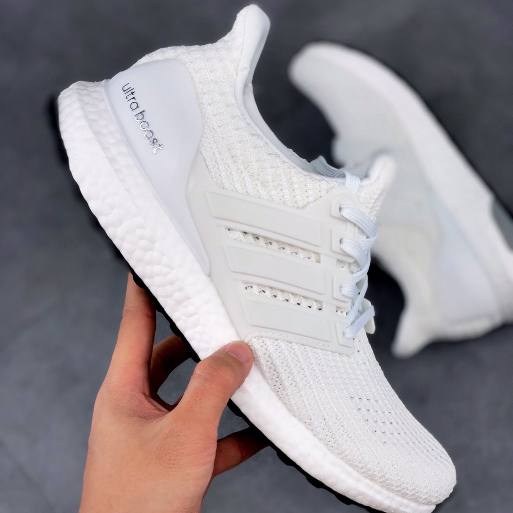 Adidas Ultra Boost 4.0 running original shoes for men and women with box all white sneaker 2024 Shopee Philippines