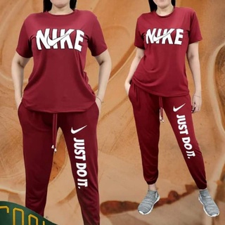 MISS A NIKE TERNO JOGGER PANTS WITH TSHIRT WOMENS FASHION