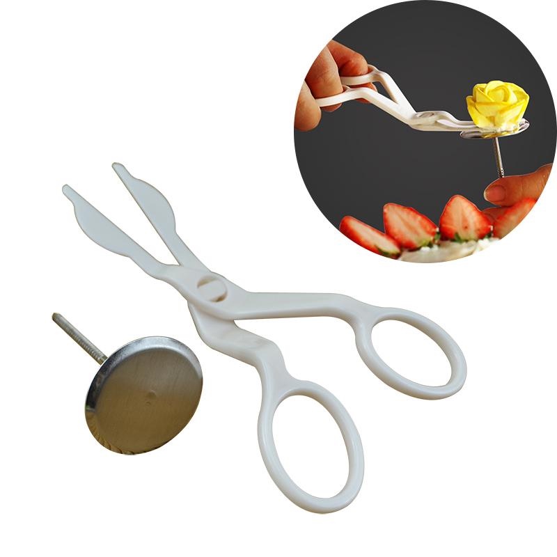 Cake Flower Scissors Icing Piping Nozzle Scissors Flower Stand Nail ...