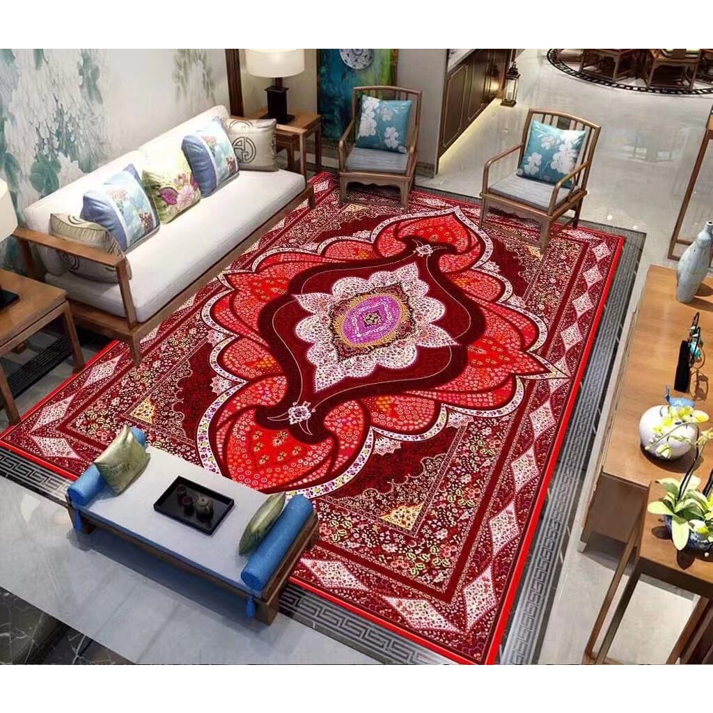 150x180cm Living Room Carpet Large Home Decor Carpet Rug | Shopee ...