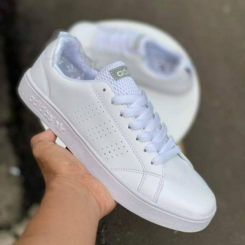 Adidas NEO ADVANTAGE WHITE BLACK SIZE 37 44 Shopee Philippines