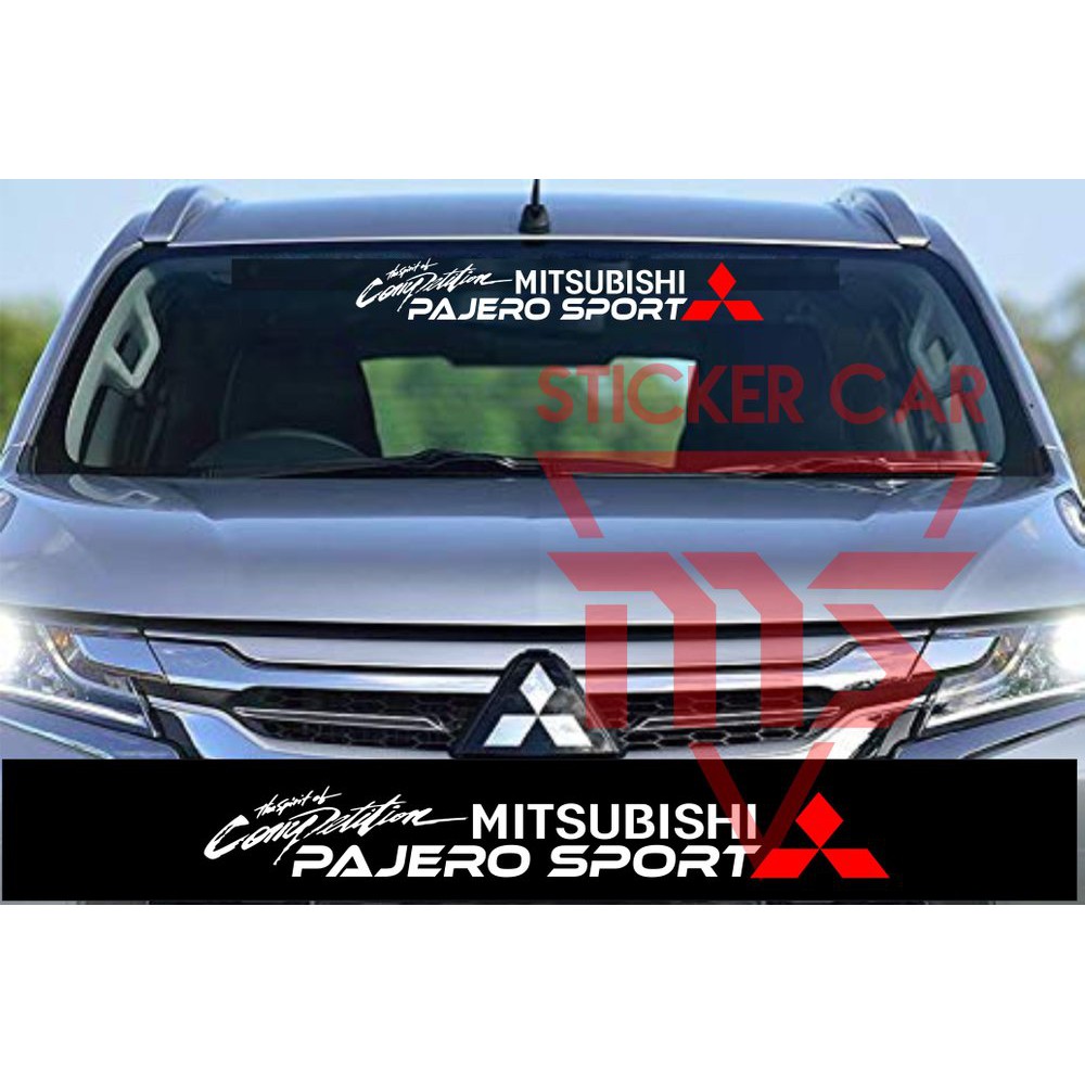 PAJERO SPORT STICKER MITSUBISHI PAJERO SPORT GLASS CAR STICKER | Shopee ...