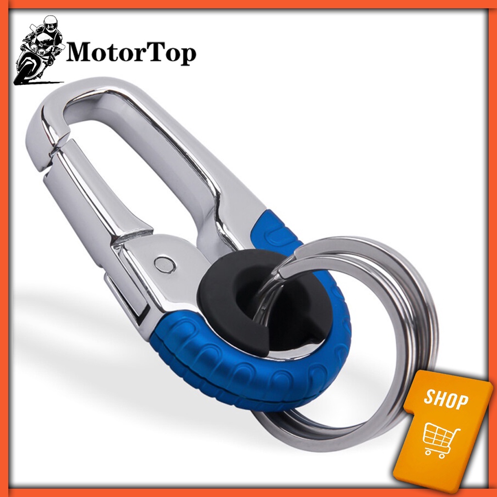 MotorTop Heavy Duty Key Chain Bottle Opener Carabiner Car Key Chains