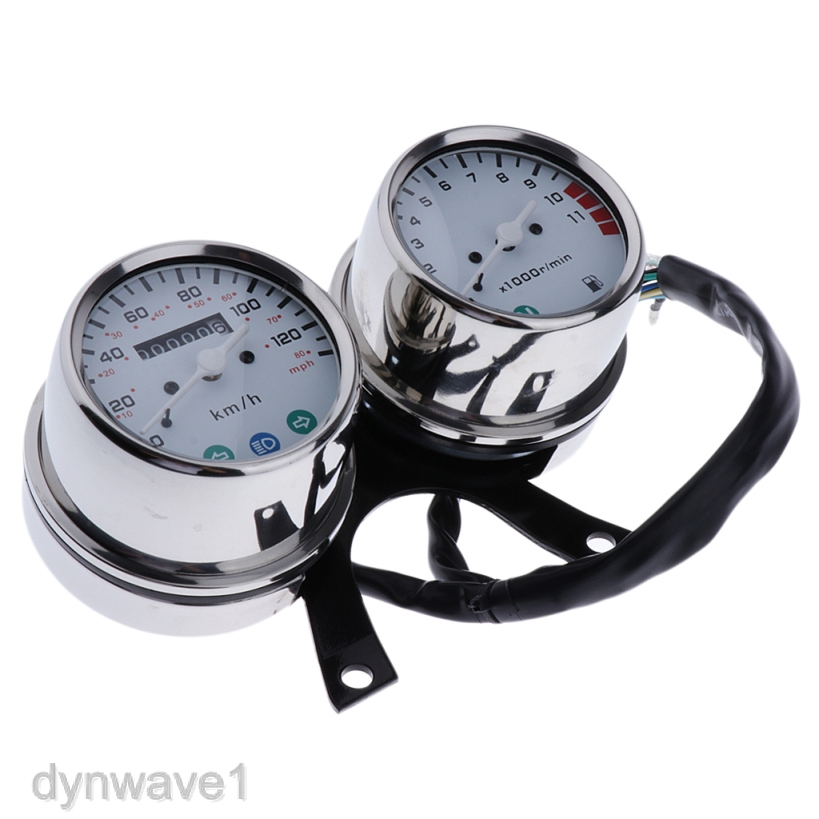 12V Motorcycle Gauge Tachometer Gauge for Cafe Racer | Shopee Philippines