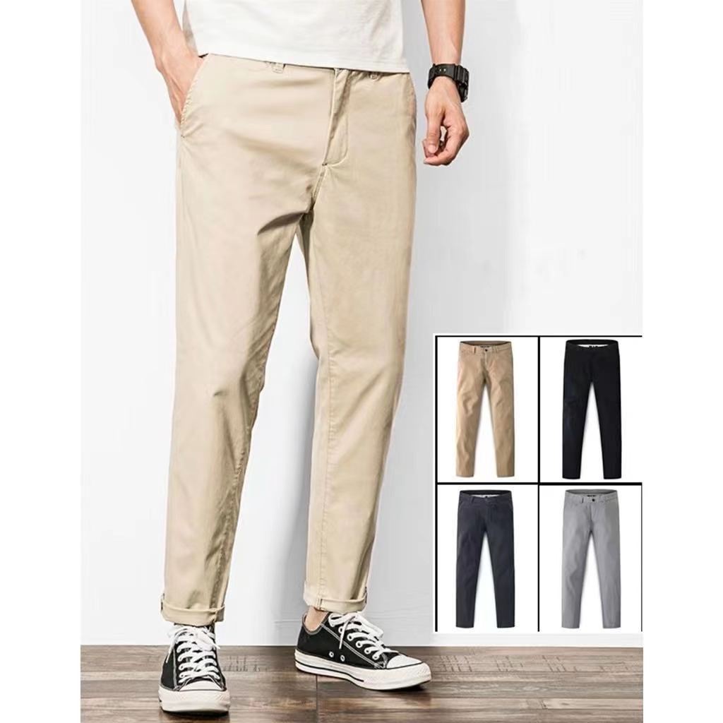 GK Korean chino pants high quality men's casual comfortable pants Shopee Philippines