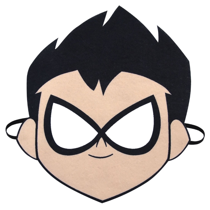 Kids Anime Teen Titan Robin Costume Comic Superhero Cosplay Jumpsuit