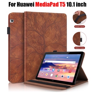 Tablet Case For Huawei MediaPad T5 10.1 2018 AGS2-W09 AGS2-L09 AGS2-L03  AGS2-W19 Trifold Leather Flip Cover + Tempered Glass - AliExpress