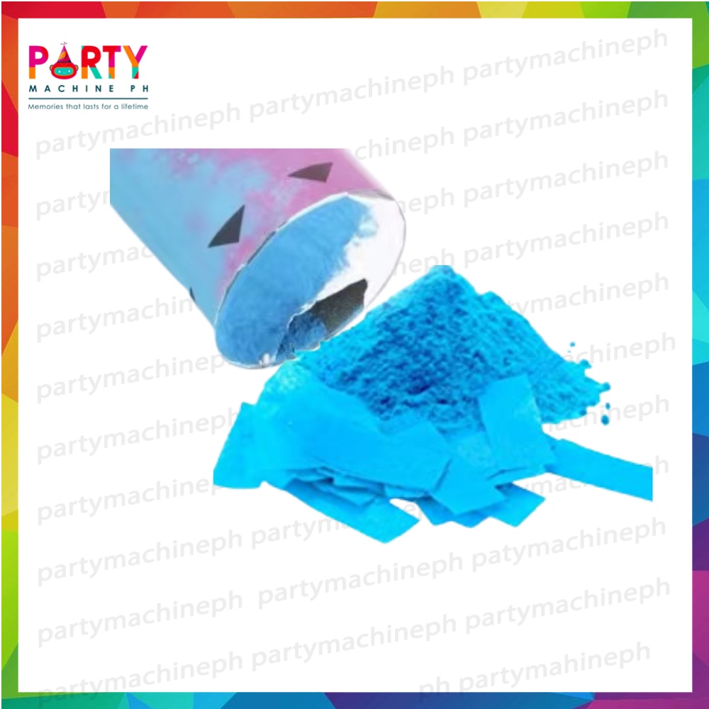 Gender Reveal Smoke Poppers with Confetti / Colored Smoke Poppers