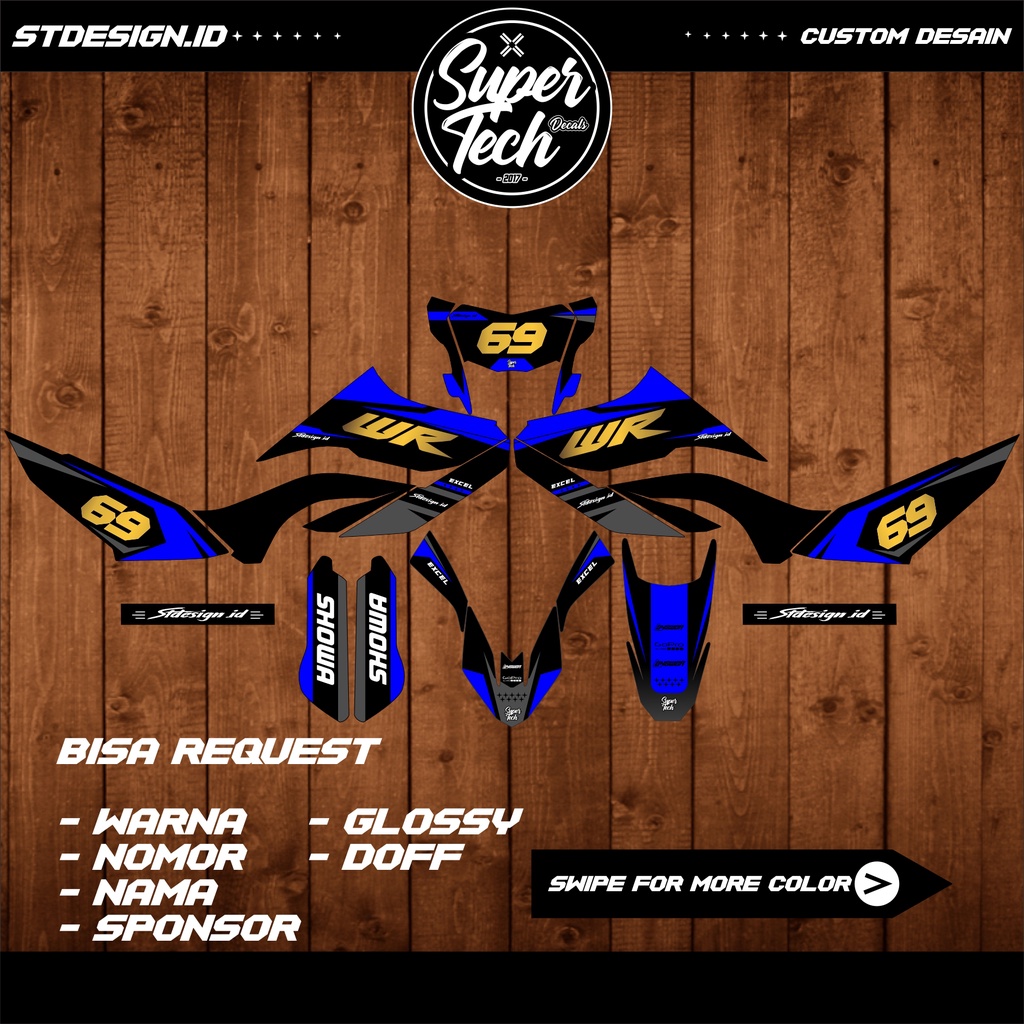 Decal WR155 Full Body Variation Decal WR Supermoto Motorcycle Sticker  Accessories Yamaha WR 155 R 3 | Shopee Philippines