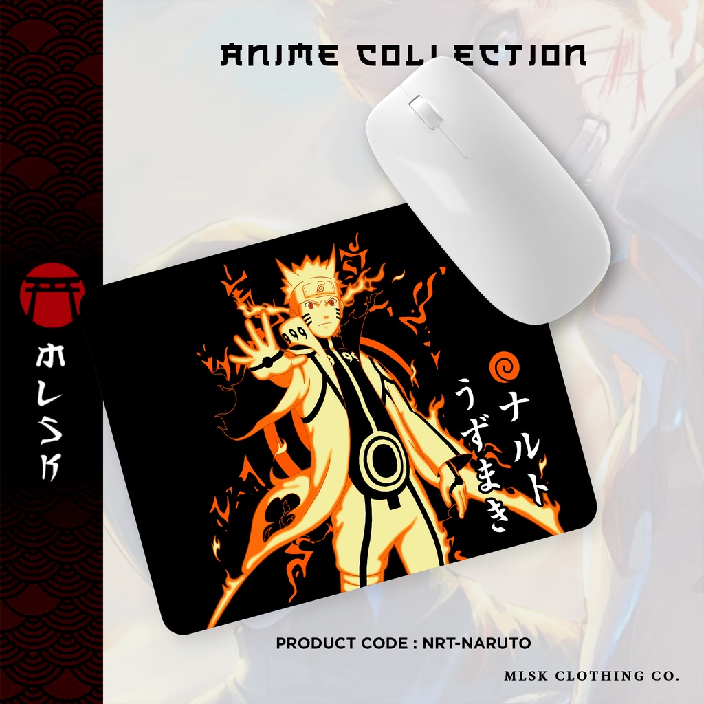 NARUTO SHIPPUDEN ANIME MOUSE PAD UZUMAKI NARUTO UCHIHA SASUKE UCHIHA