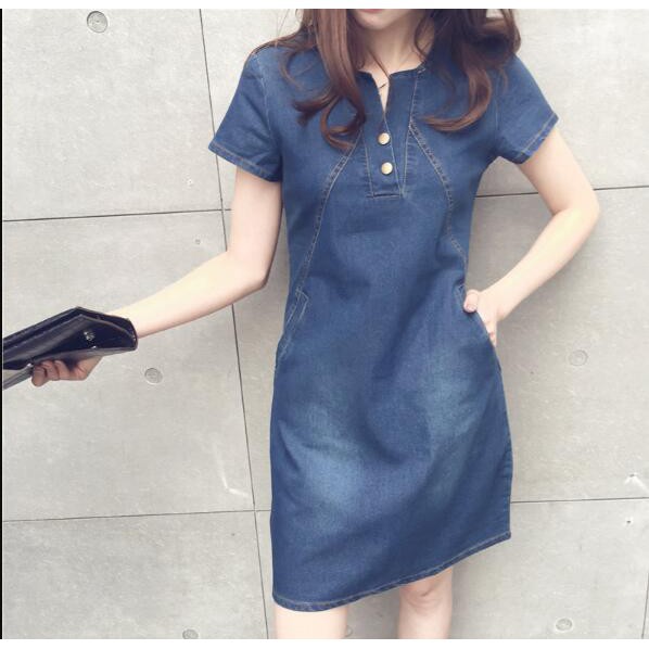 Shopee 2025 denim dress