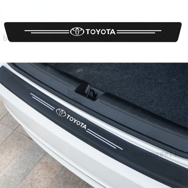Carbon Fiber Car Trunk Anti-Stepping Protection Sticker Auto Rear ...