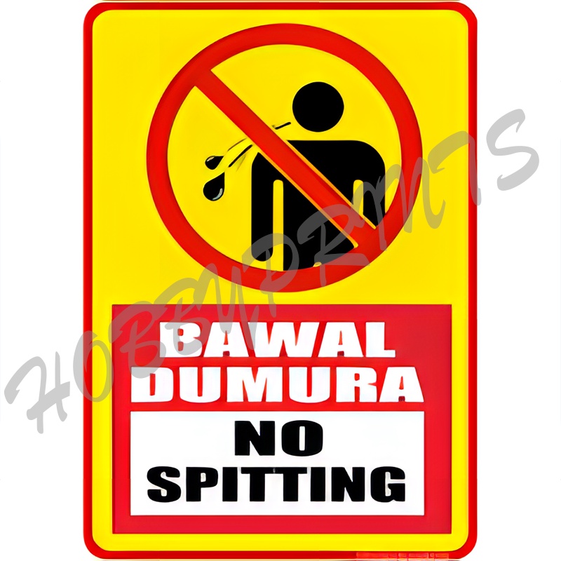 Bawal Signboard Tagalog Pvc Laminated Sign Waterproof vrogue.co