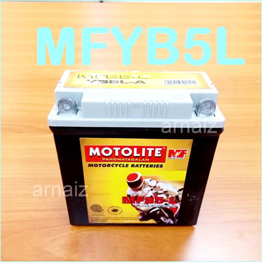 Motolite Motorcycle Battery MFB2.5L MFB3-L MF4L-B MF5L-B MFYB5L MF7A-B ...