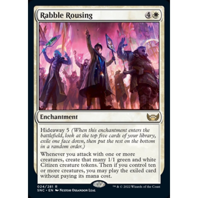 Rabble rousing mtg card Shopee Philippines