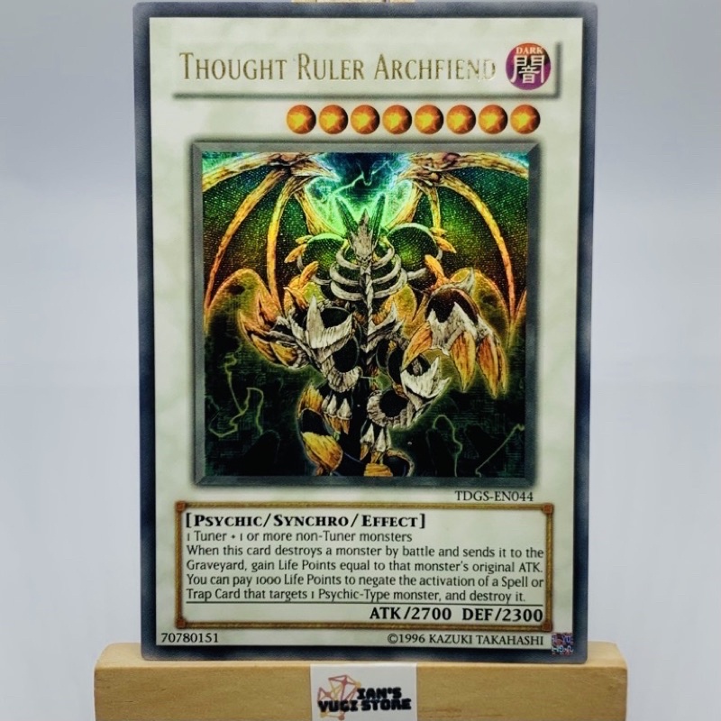 Yu-Gi-Oh! Thought Ruler Archfiend (Ultra Rare-TDGS) | Shopee Philippines