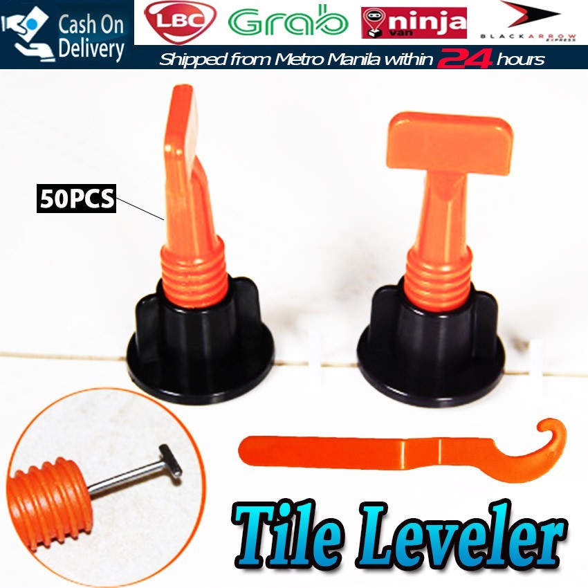 50Pcs Tile levellers Mini Level Wedges Alignment Tile Spacers for Wall