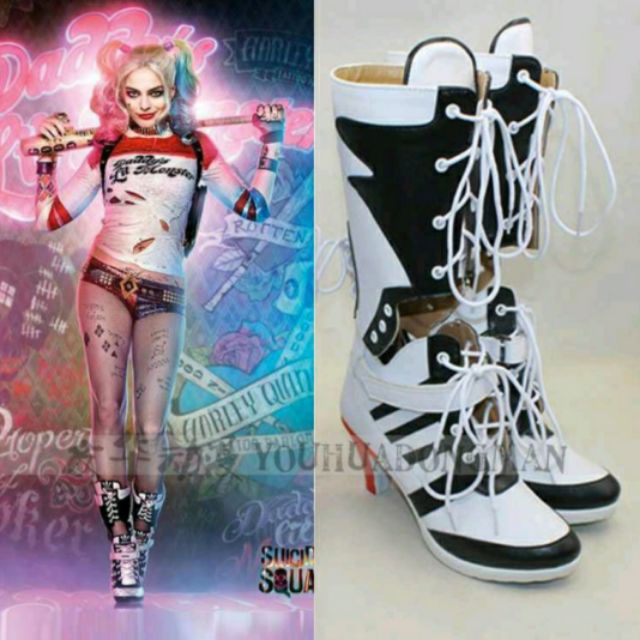 Harley Quinn Shoes Adult Cosplay shoes Shopee Philippines