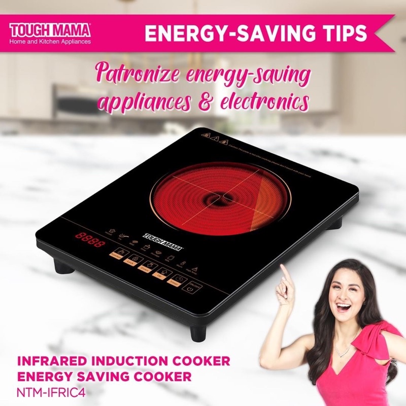 Tough Mama NTMIFRIC4 Infrared Induction Cooker Digital Display Touch