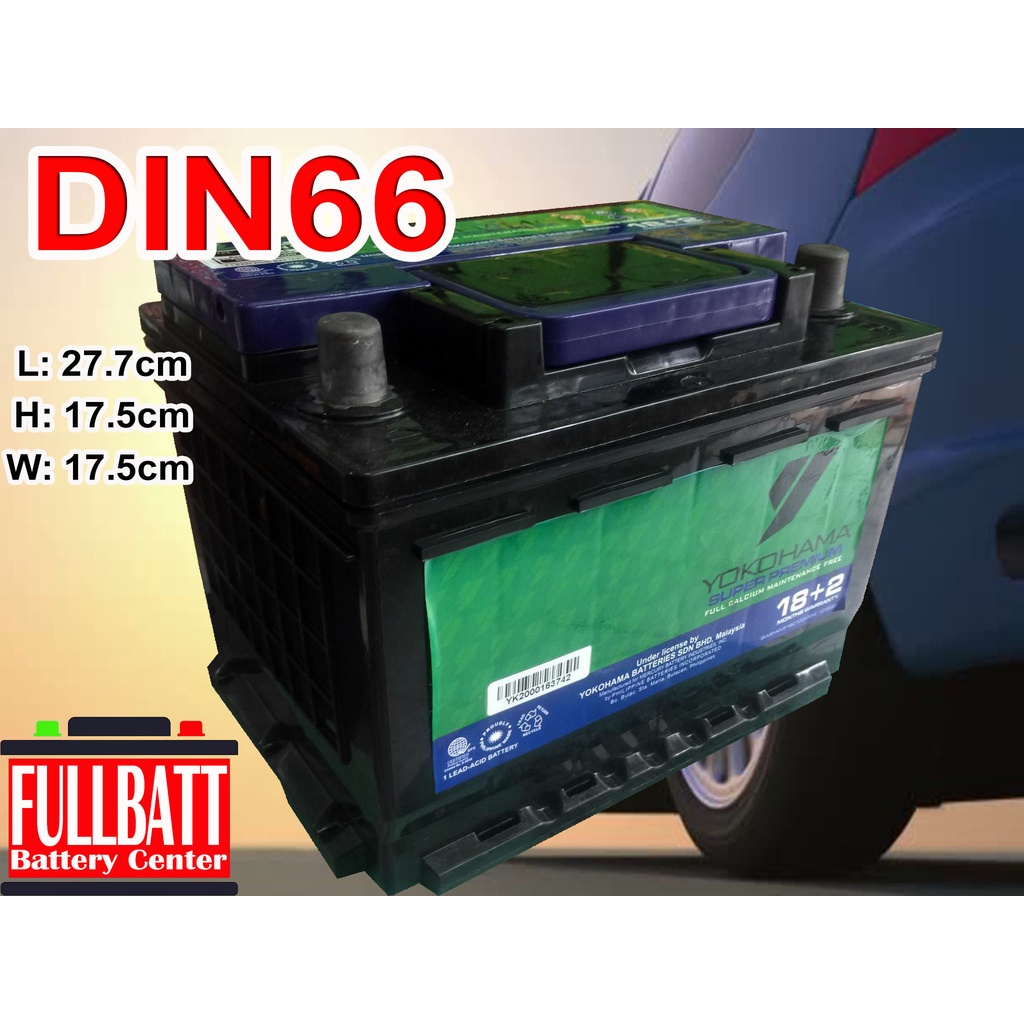 DIN66 YOKOHAMA BATTERY 20 MONTHS WARRANTY Shopee Philippines