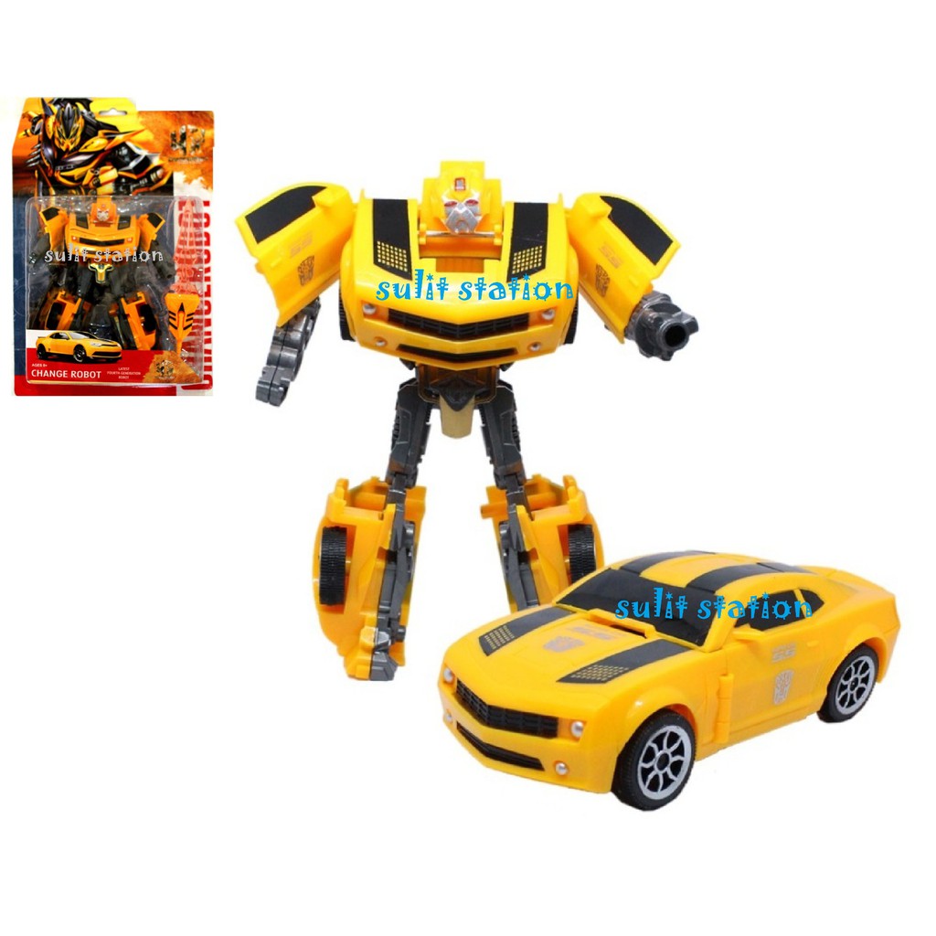 YELLOW AUTOBOTS ROBOT CHARACTER ACTION TOY FIGURE FIGURES CAKE TOPPER ...